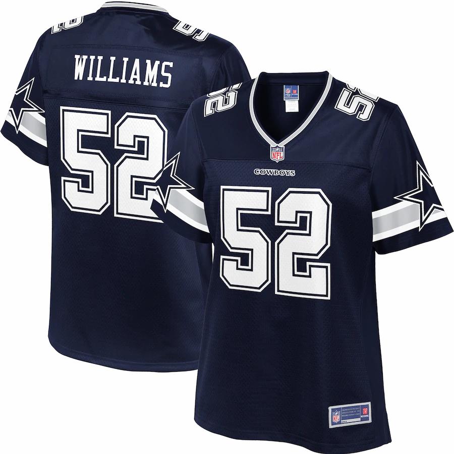 Connor Williams Dallas Cowboys Nfl Pro Line Womens Player Jersey Navy