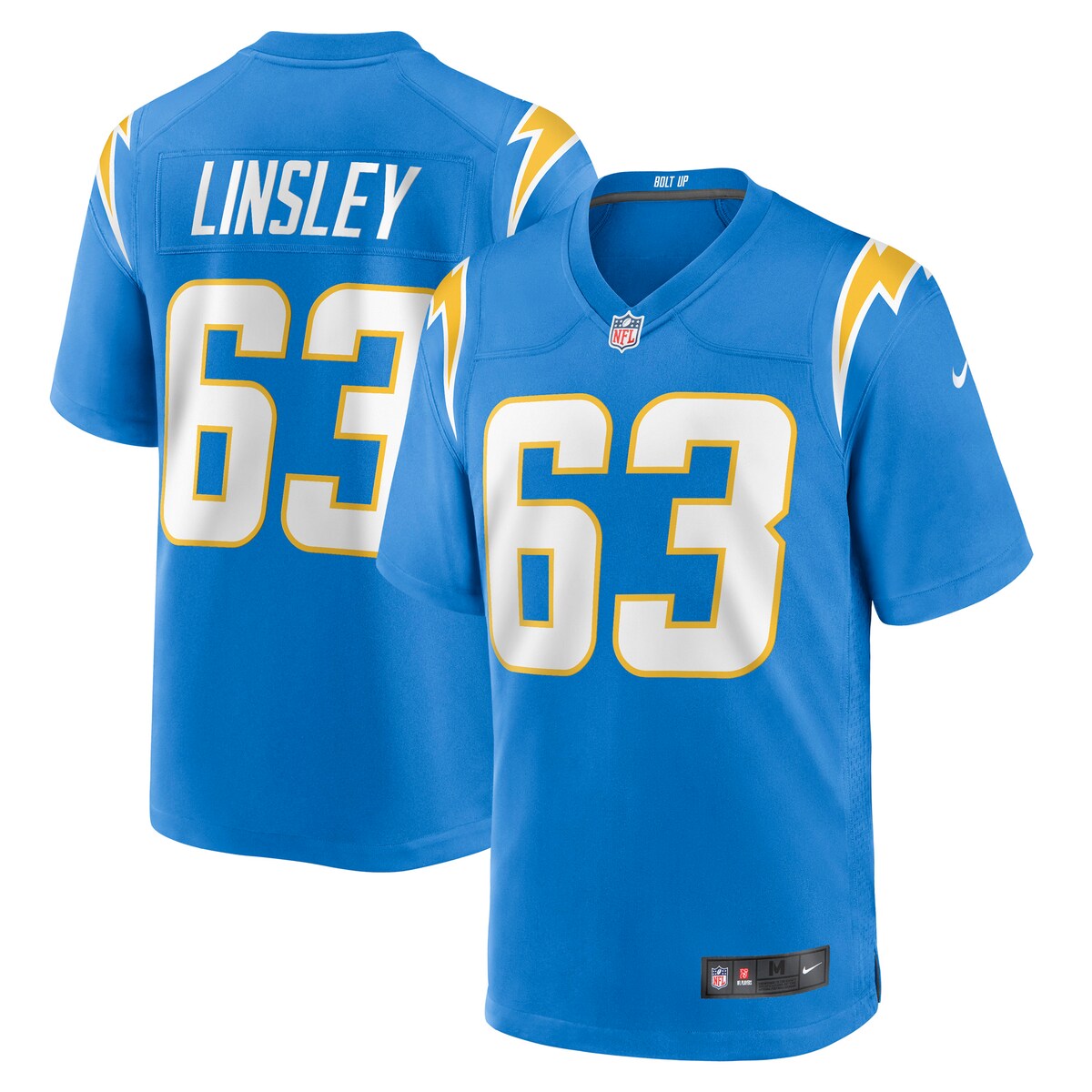 Corey Linsley Los Angeles Chargers Nike Game Player Jersey Powder Blue