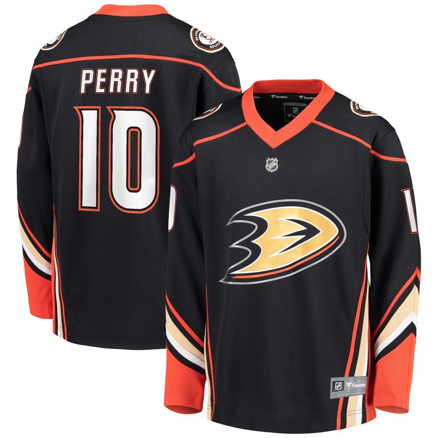Corey Perry Anaheim Ducks Fanatics Branded Youth Replica Player Jersey Black