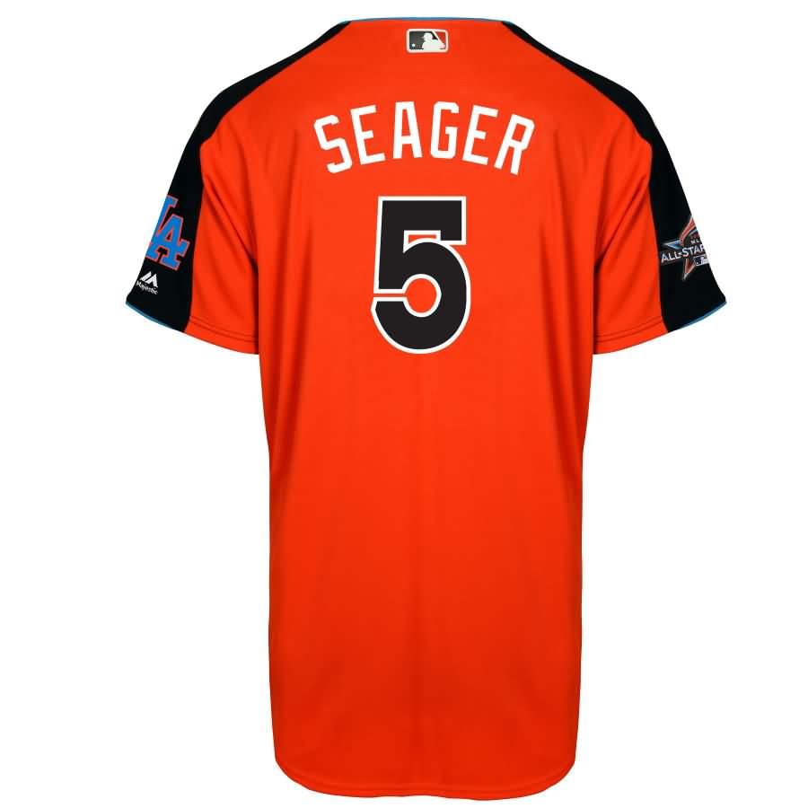 Corey Seager National League Majestic 2017 Mlb All star Game Home Run Derby Jersey Orange