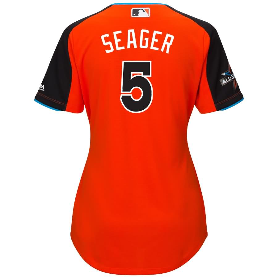 Corey Seager National League Majestic Womens 2017 Mlb All star Game Home Run Derby Jersey Orange