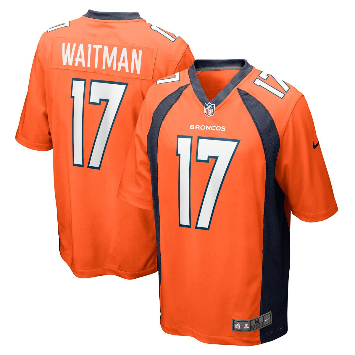 Corliss Waitman Denver Broncos Nike Game Player Jersey Orange