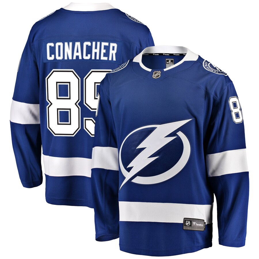 Cory Conacher Tampa Bay Lightning Fanatics Branded Home Breakaway Player Jersey Blue