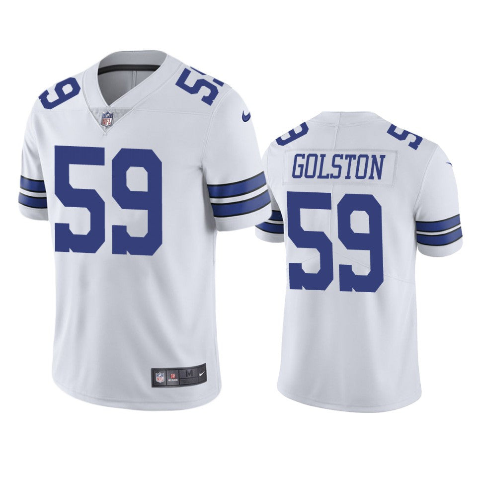 Cowboys Chauncey Golston Vapor Limited White Jersey