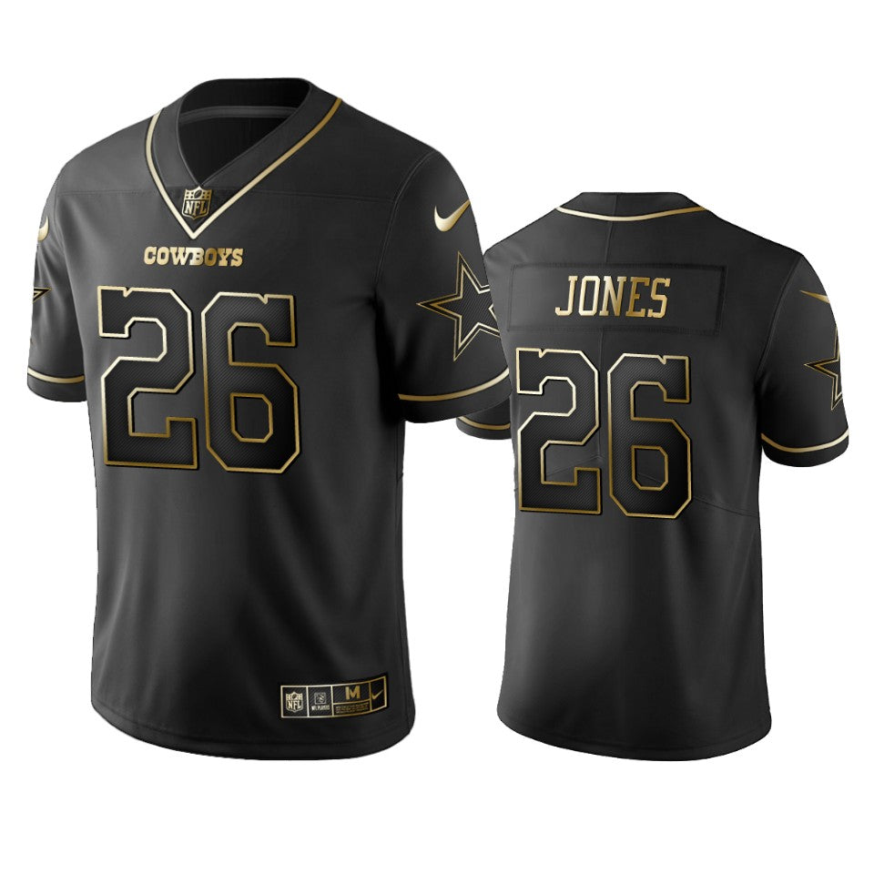 Cowboys Josh Jones Black Golden Edition Vapor Limitd Jersey
