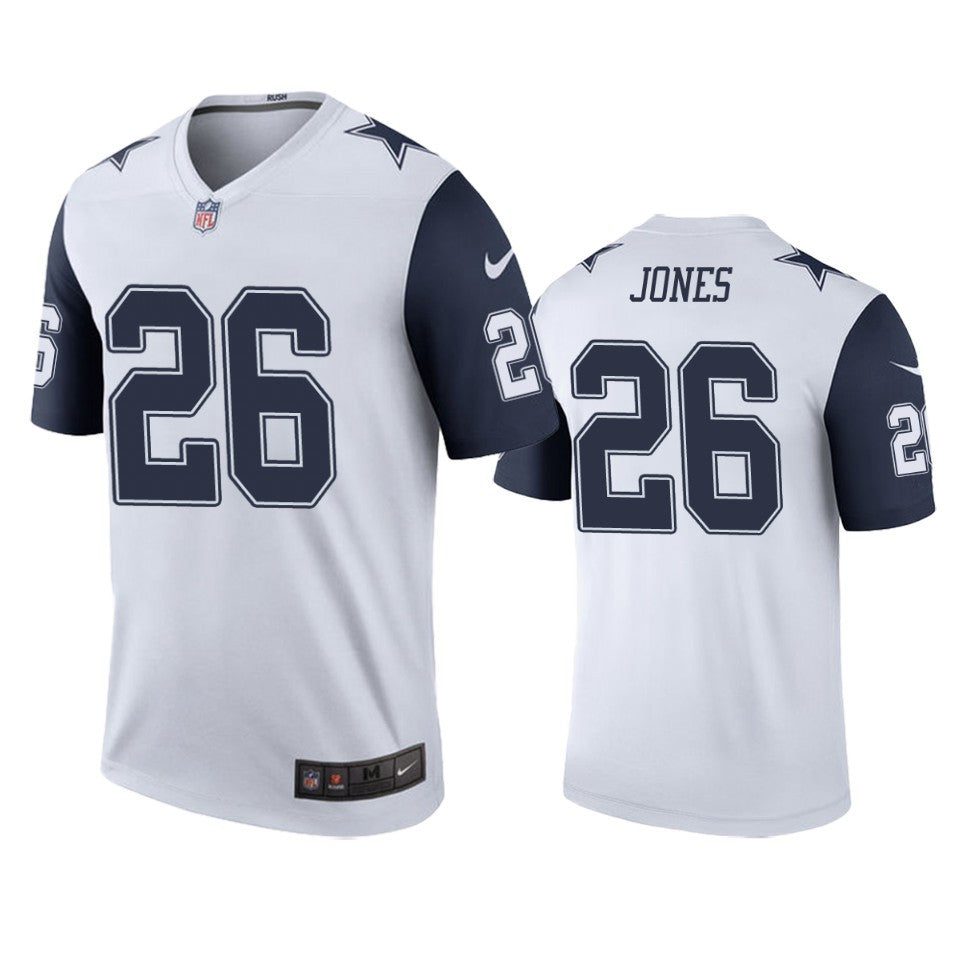 Cowboys Josh Jones White Color Rush Legend Jersey