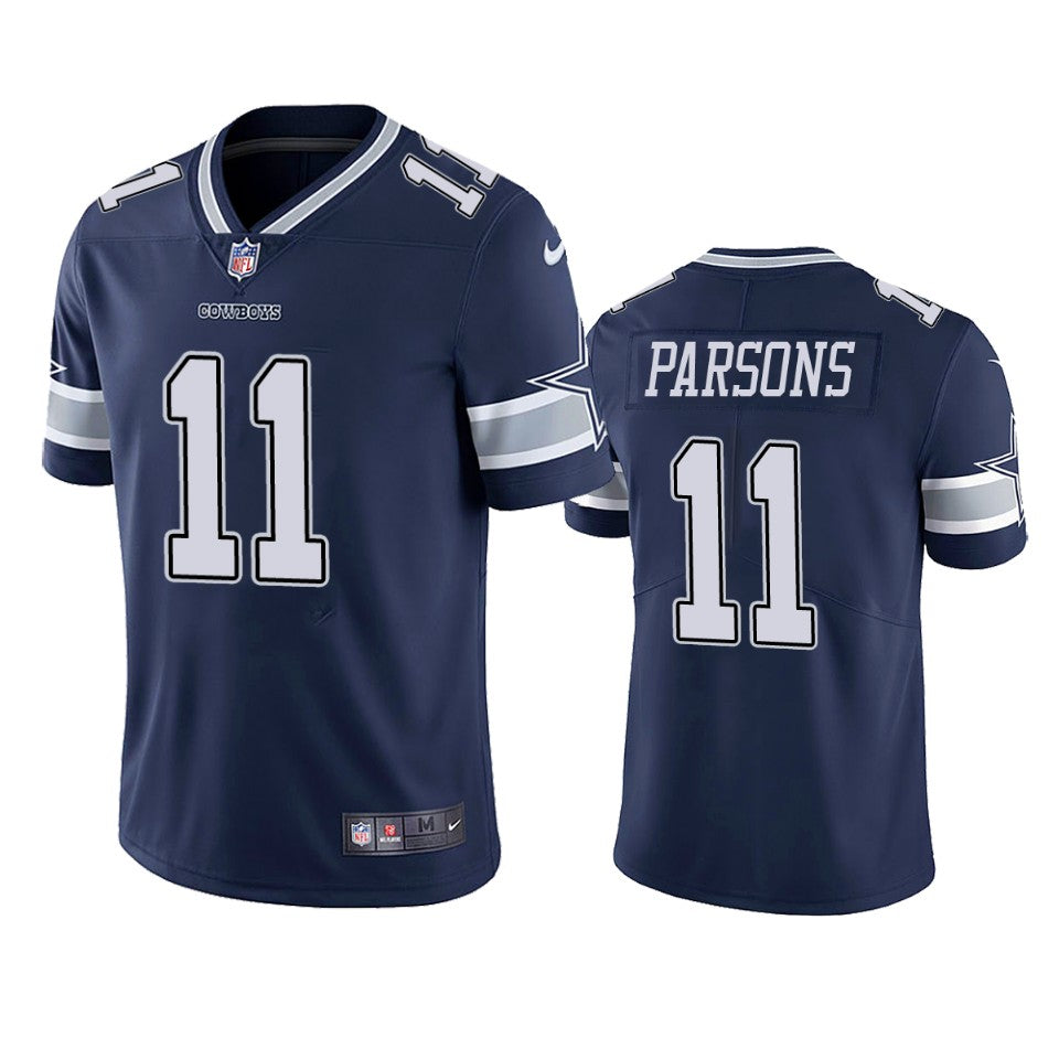 Cowboys Micah Parsons 2021 Nfl Draft Navy Vapor Limited Jersey