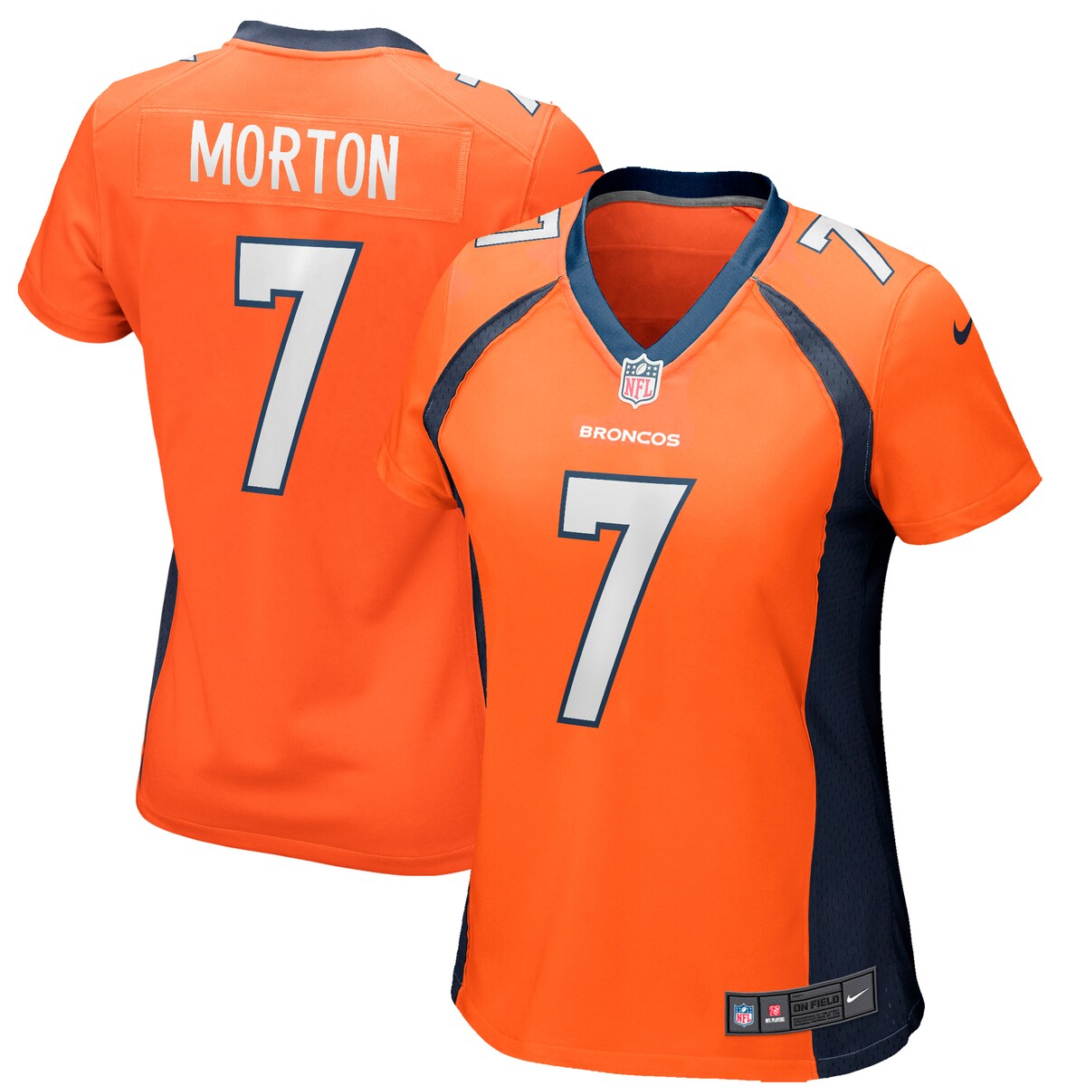 Craig Morton Denver Broncos Nike Womens Game Retired Player Jersey Orange