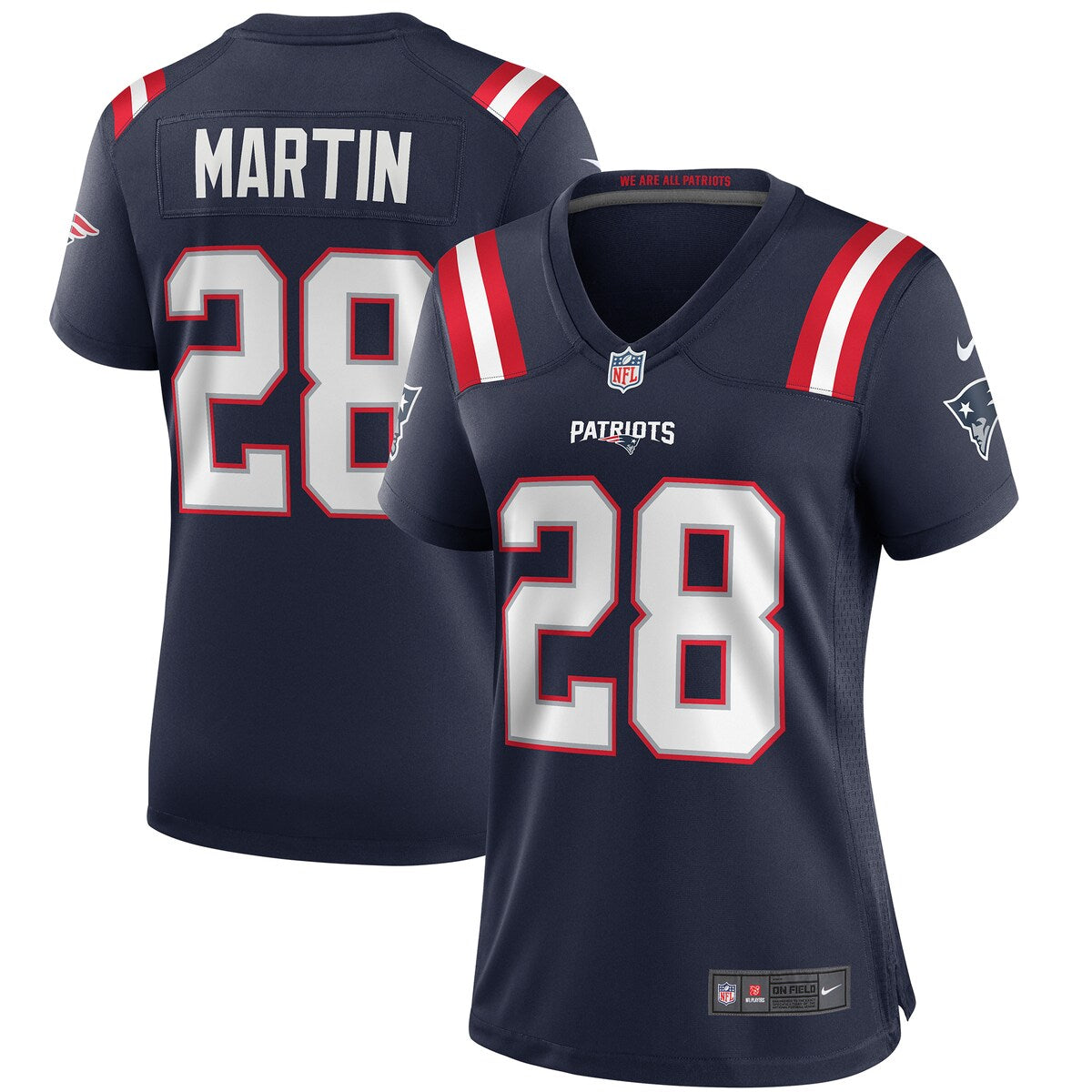 Curtis Martin New England Patriots Nike Womens Game Retired Player Jersey Navy