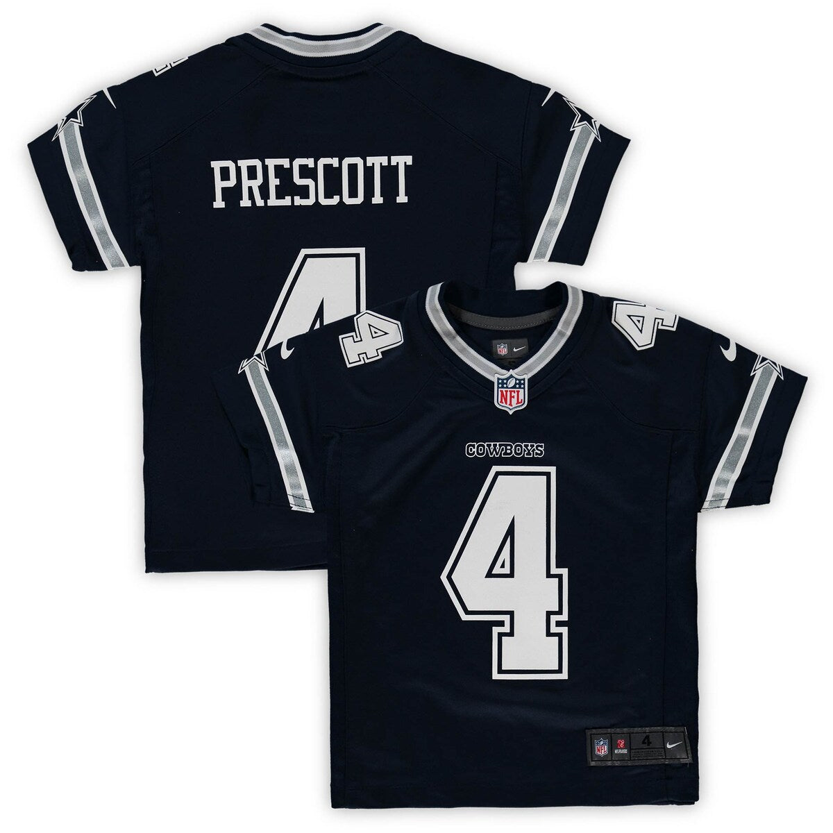 Dak Prescott Dallas Cowboys Nike Preschool Team Game Jersey Navy
