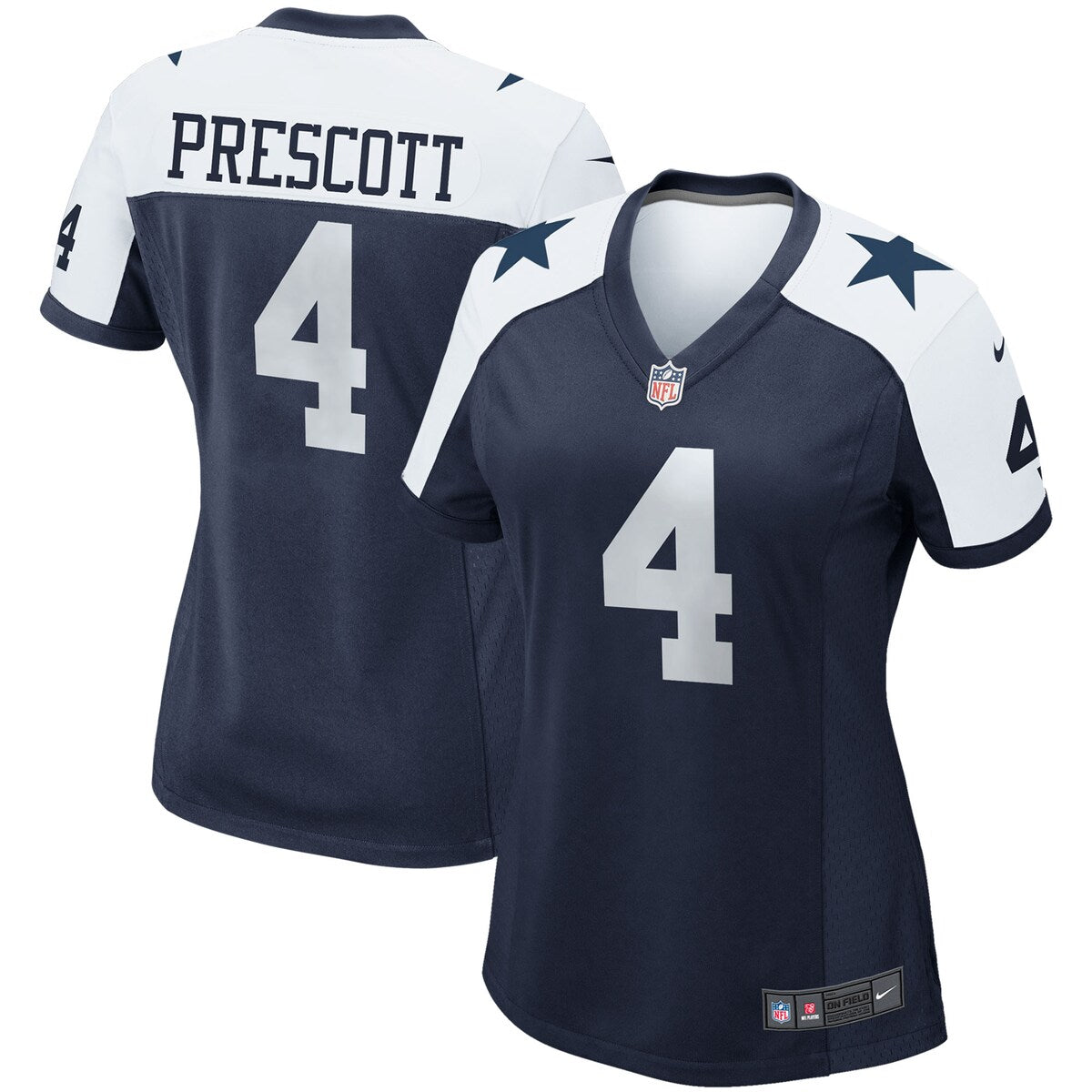 Dak Prescott Dallas Cowboys Nike Womens Alternate Game Team Jersey Navy