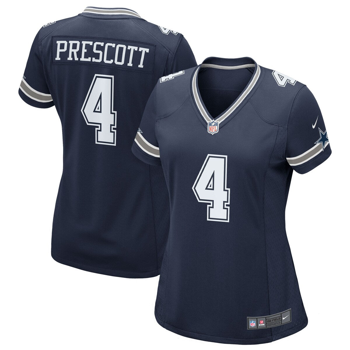Dak Prescott Dallas Cowboys Nike Womens Game Team Jersey Navy