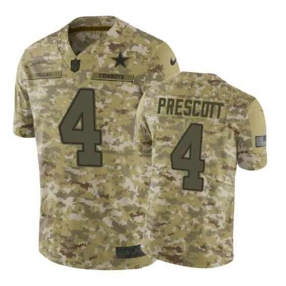 Dak Prescott Jersey Nfl Camo Cowboys