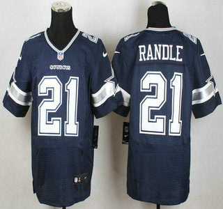 Dallas Cowboys 21 Joseph Randle Nike Blue Elite Jersey