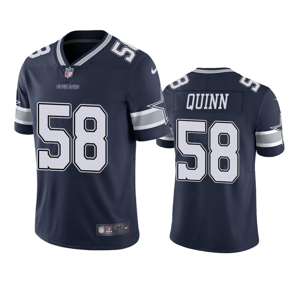 Dallas Cowboys 58 Robert Quinn Navy Vapor Untouchable Limited Jersey Mens