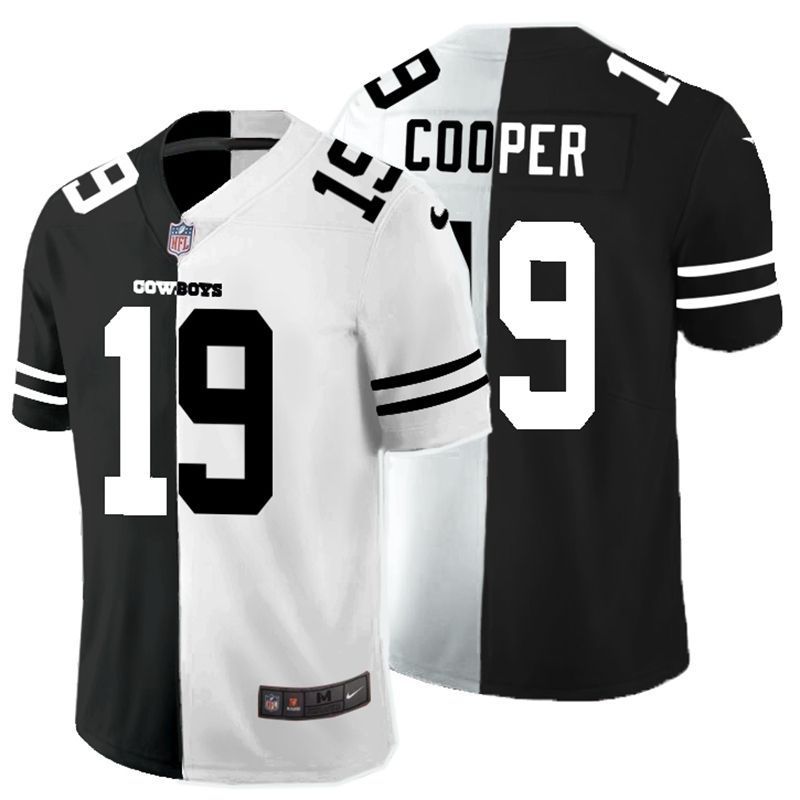 Dallas Cowboys Amari Cooper 19 Nfl 2020 Black And White Jersey
