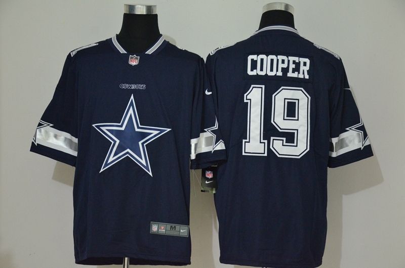 Dallas Cowboys Amari Cooper 19 Nfl 2020 Black Blue Jersey