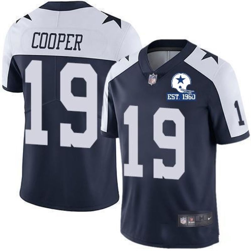 Dallas Cowboys Amari Cooper 19 Nfl 2020 Navy Jersey