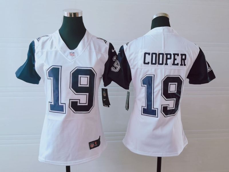 Dallas Cowboys Amari Cooper 19 Nfl 2020 White Womens Jersey