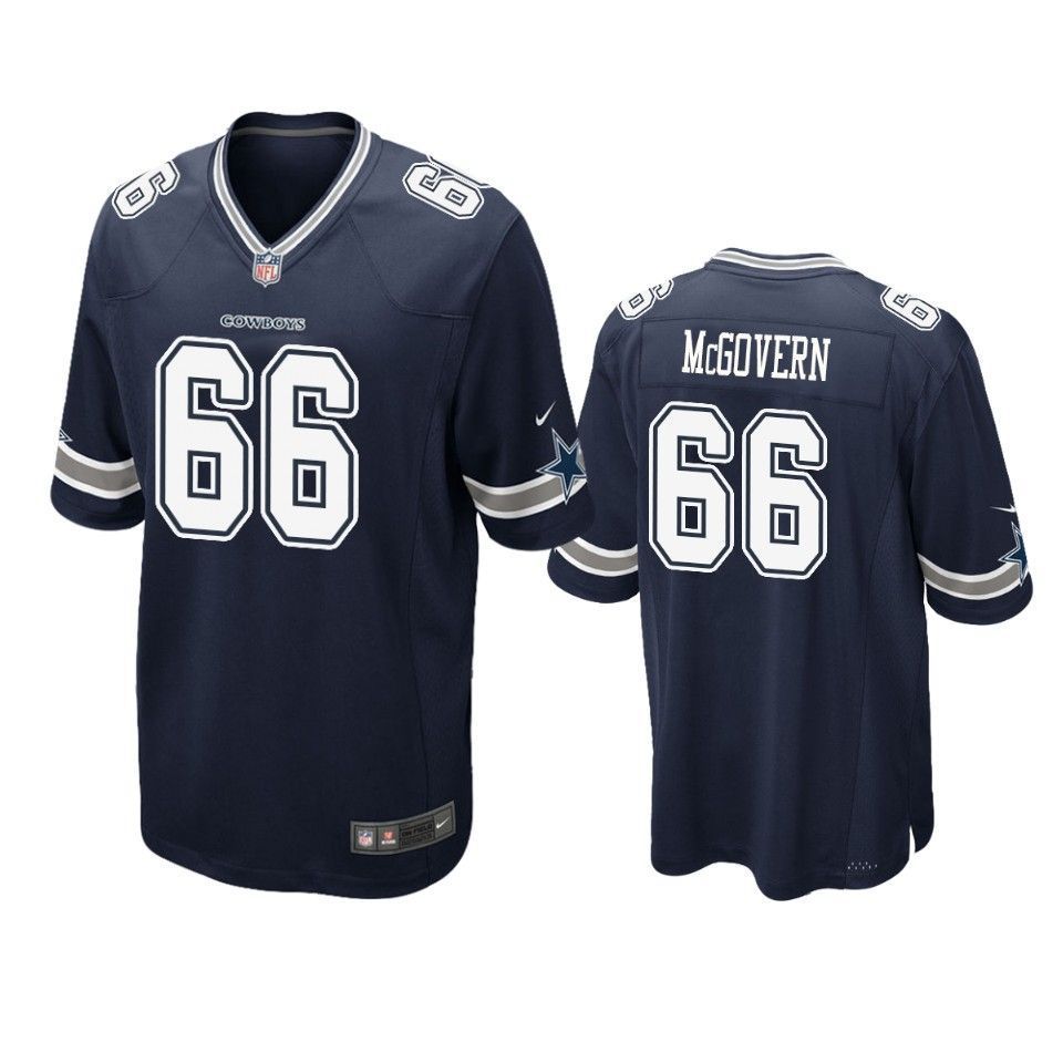 Dallas Cowboys Connor Mcgovern 2019 Nfl Draft Navy Game Jersey