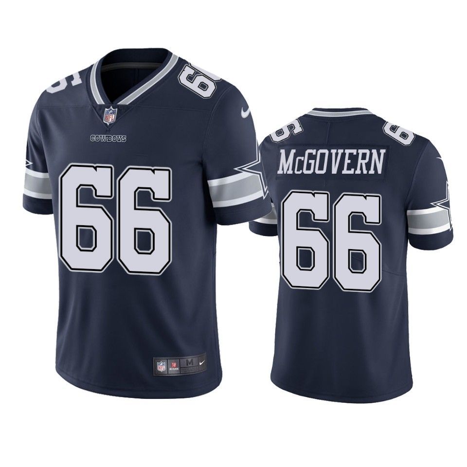Dallas Cowboys Connor Mcgovern 2019 Nfl Draft Navy Vapor Limited Jersey
