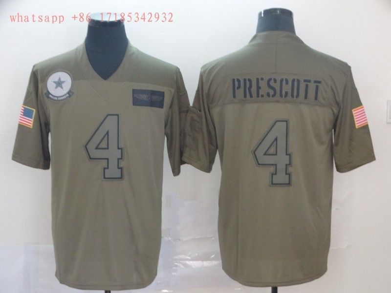Dallas Cowboys Dak Prescott 4 2020 Nfl Grey Jersey Jersey