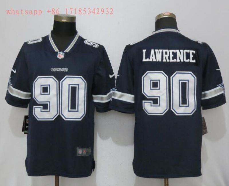 Dallas Cowboys Demarcus Lawrence 90 2020 Nfl Blue Jersey Jersey