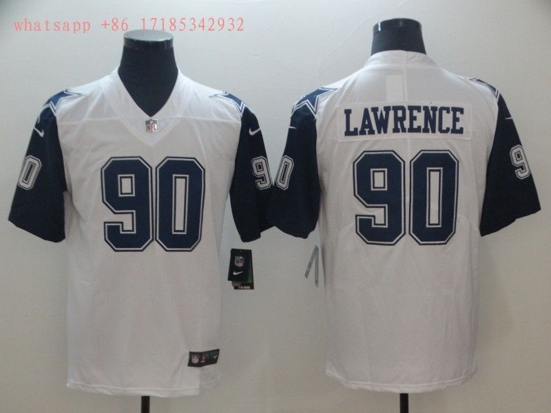 Dallas Cowboys Demarcus Lawrence 90 2020 Nfl White Jersey Jersey