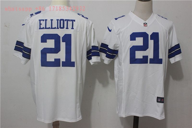 Dallas Cowboys Ezekiel Elliott 21 2020 Nfl White Jersey Jersey