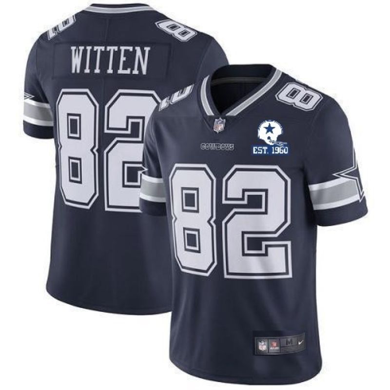 Dallas Cowboys Jason Witten 82 Nfl 2020 Navy Jersey