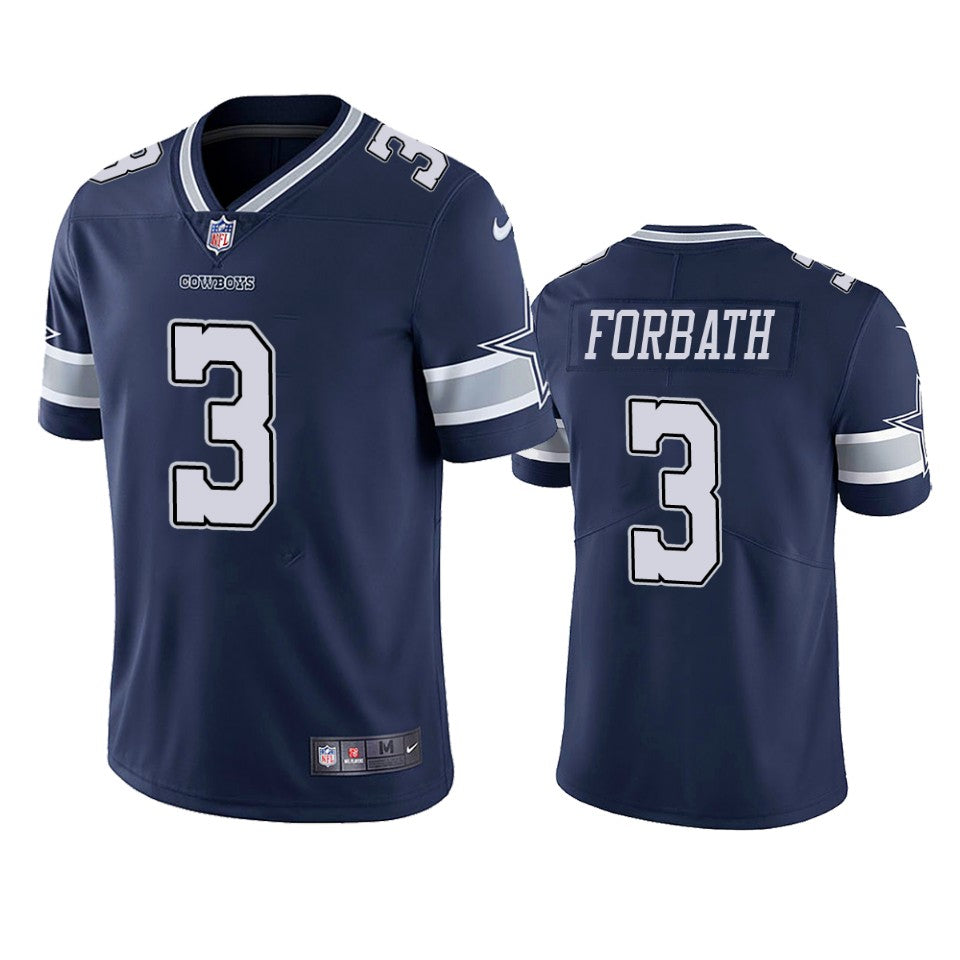 Dallas Cowboys Kai Forbath Navy Vapor Limited Jersey