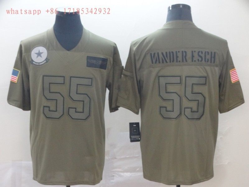 Dallas Cowboys Leighton Vander Esch 55 2020 Nfl Grey Jersey Jersey