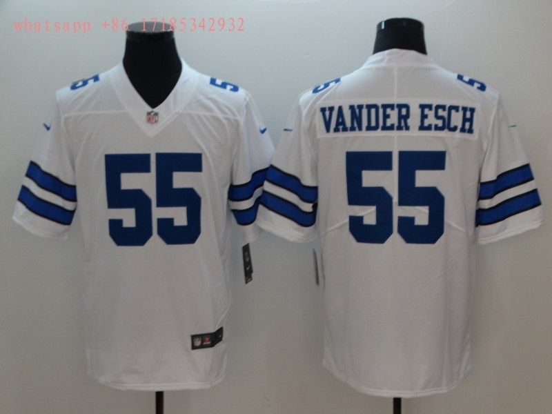 Dallas Cowboys Leighton Vander Esch 55 2020 Nfl White Jersey Jersey