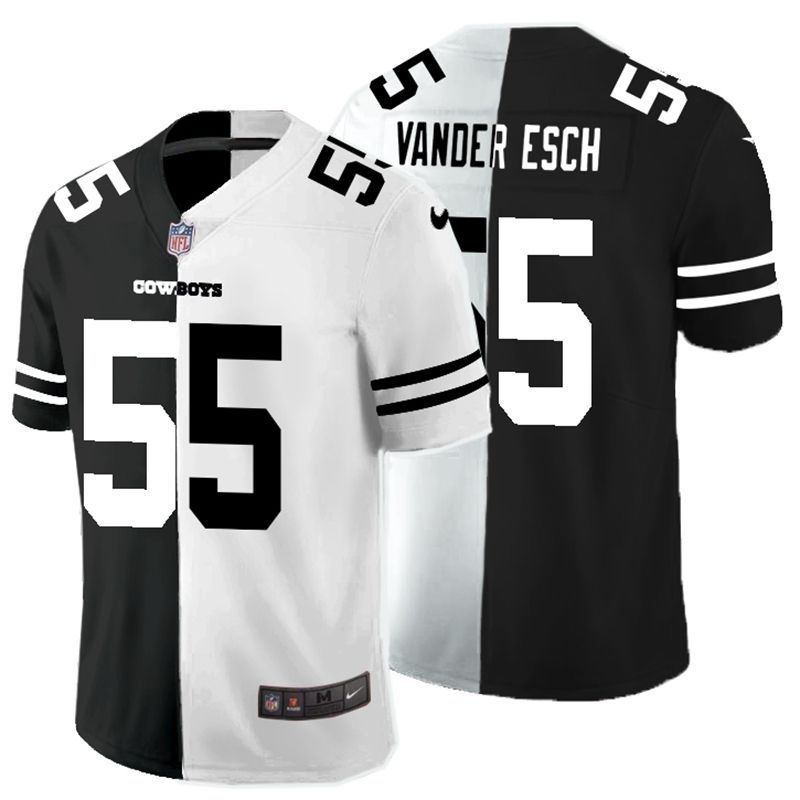 Dallas Cowboys Leighton Vander Esch 55 Nfl 2020 Black And White Jersey