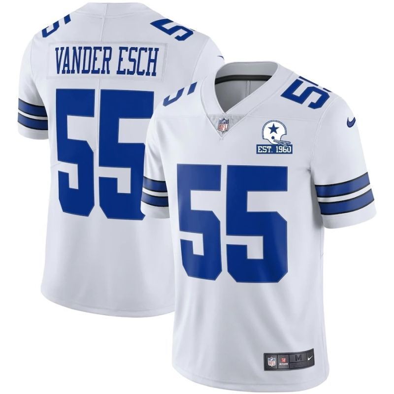 Dallas Cowboys Leighton Vander Esch 55 Nfl 2020 White Jersey
