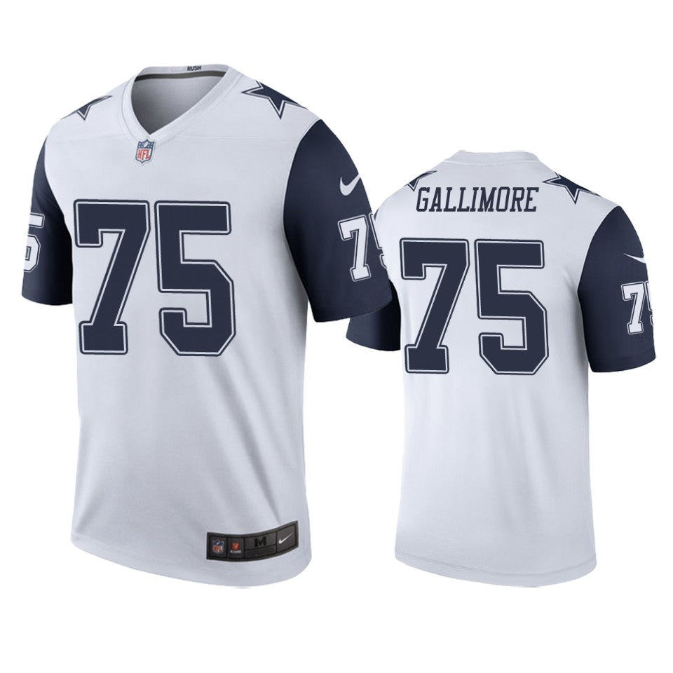 Dallas Cowboys Neville Gallimore White Color Rush Legend Jersey