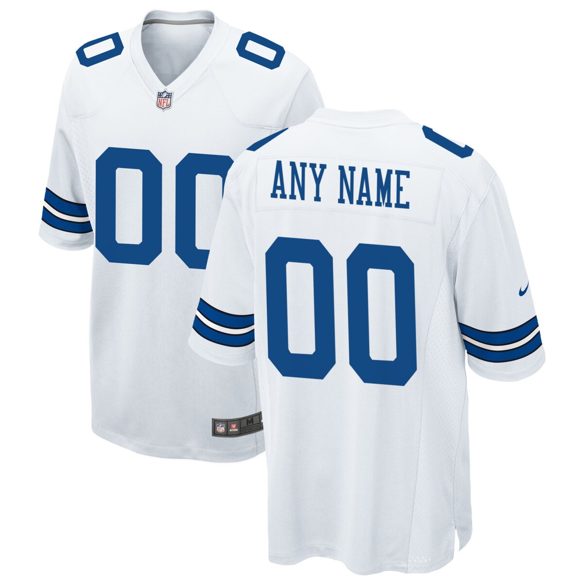 Dallas Cowboys Nike Custom Game Jersey White