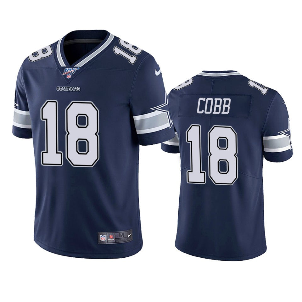 Dallas Cowboys Randall Cobb Navy 100th Season Vapor Limited Jersey