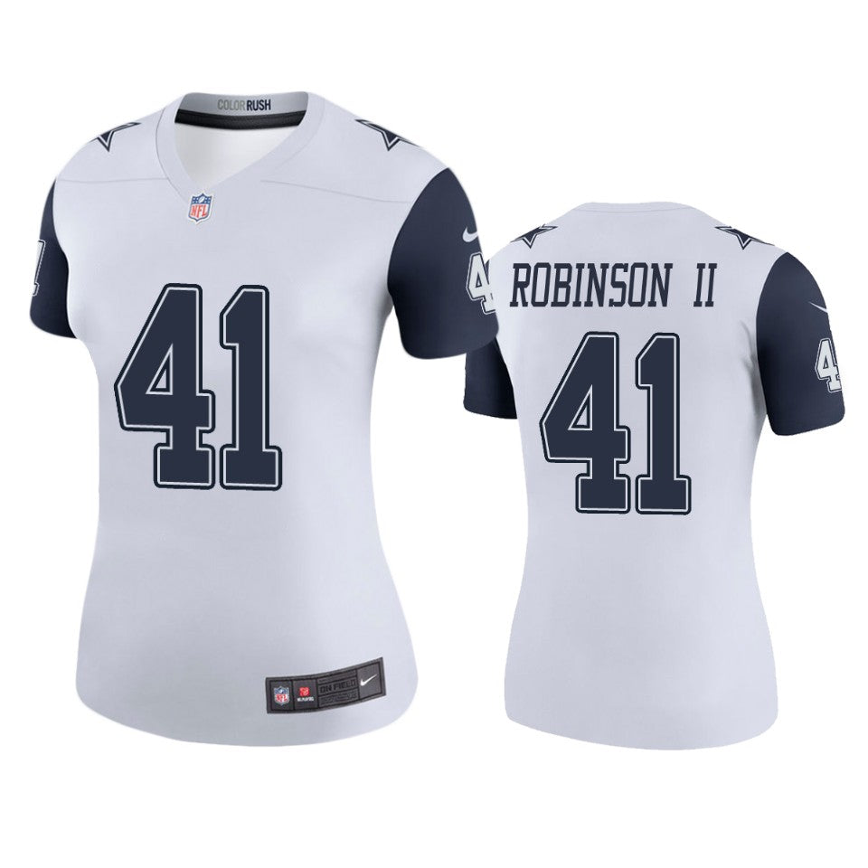 Dallas Cowboys Reggie Robinson Ii White Color Rush Legend Jersey