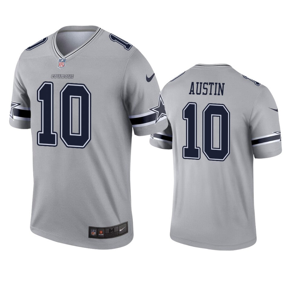 Dallas Cowboys Tavon Austin Gray Inverted Legend Jersey