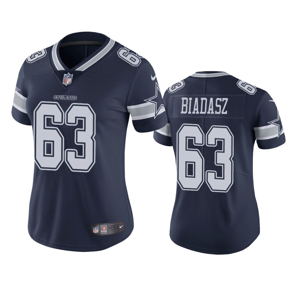 Dallas Cowboys Tyler Biadasz Navy Vapor Untouchable Limited Jersey