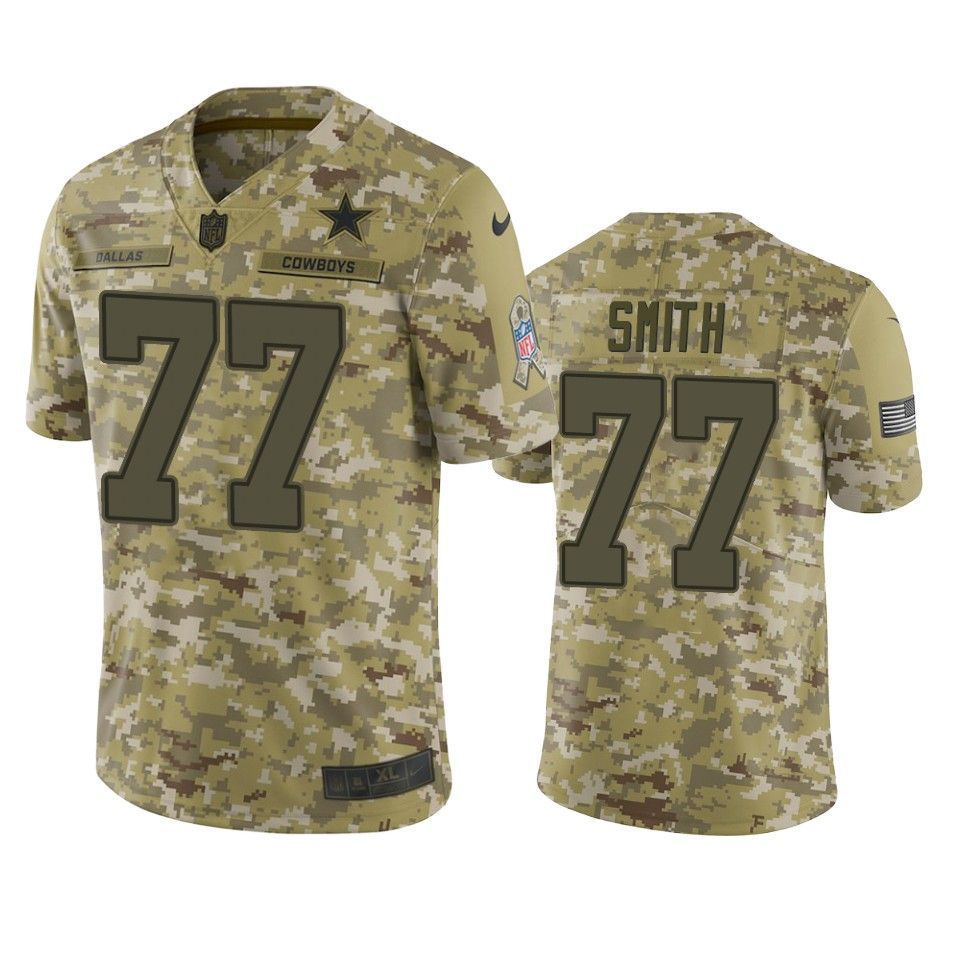 Dallas Cowboys Tyron Smith Jersey Nfl Camo Salute To Service