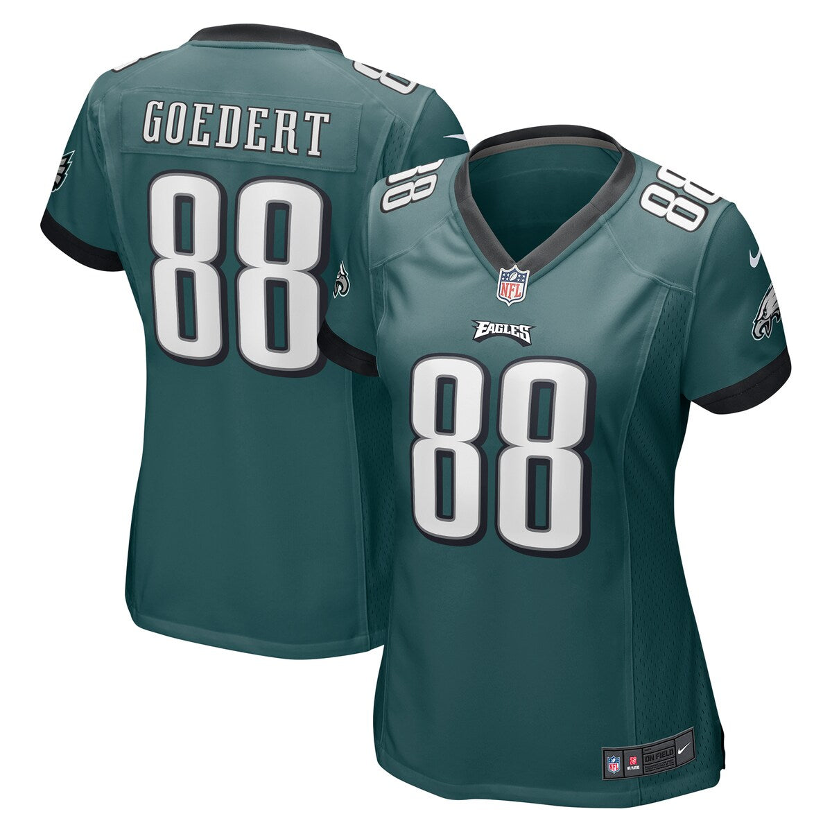 Dallas Goedert Philadelphia Eagles Nike Womens Game Jersey Midnight Green