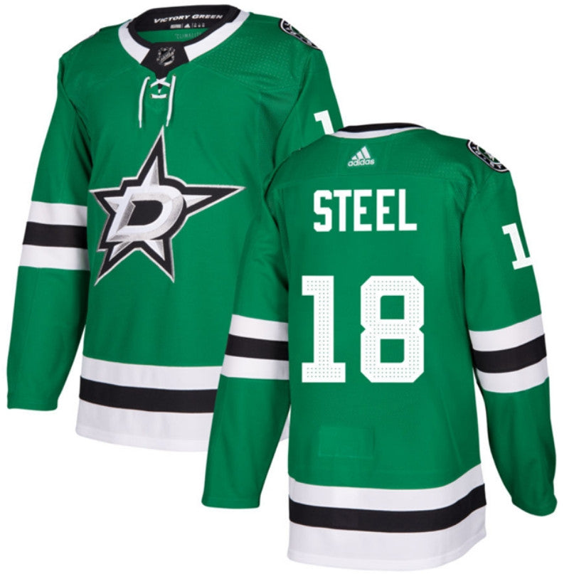 Dallas Stars 18 Sam Steel Green Stitched Jersey