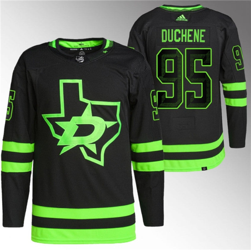Dallas Stars 95 Matt Duchene Black Stitched Jersey