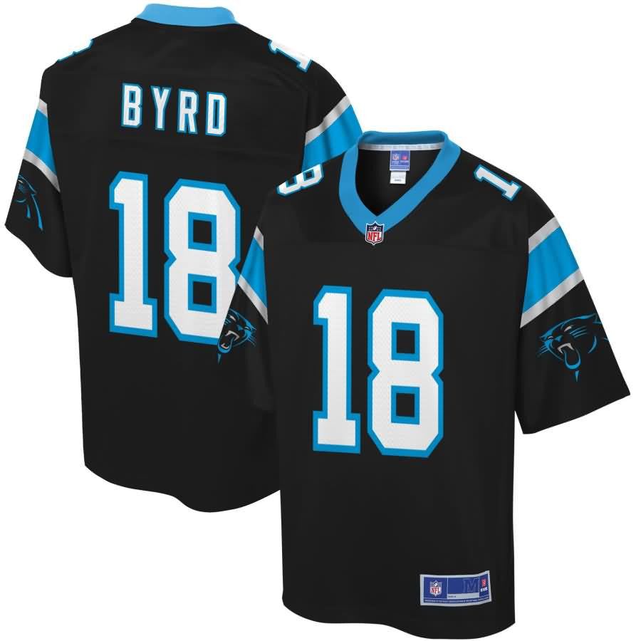 Damiere Byrd Carolina Panthers Nfl Pro Line Youth Player Jersey Black