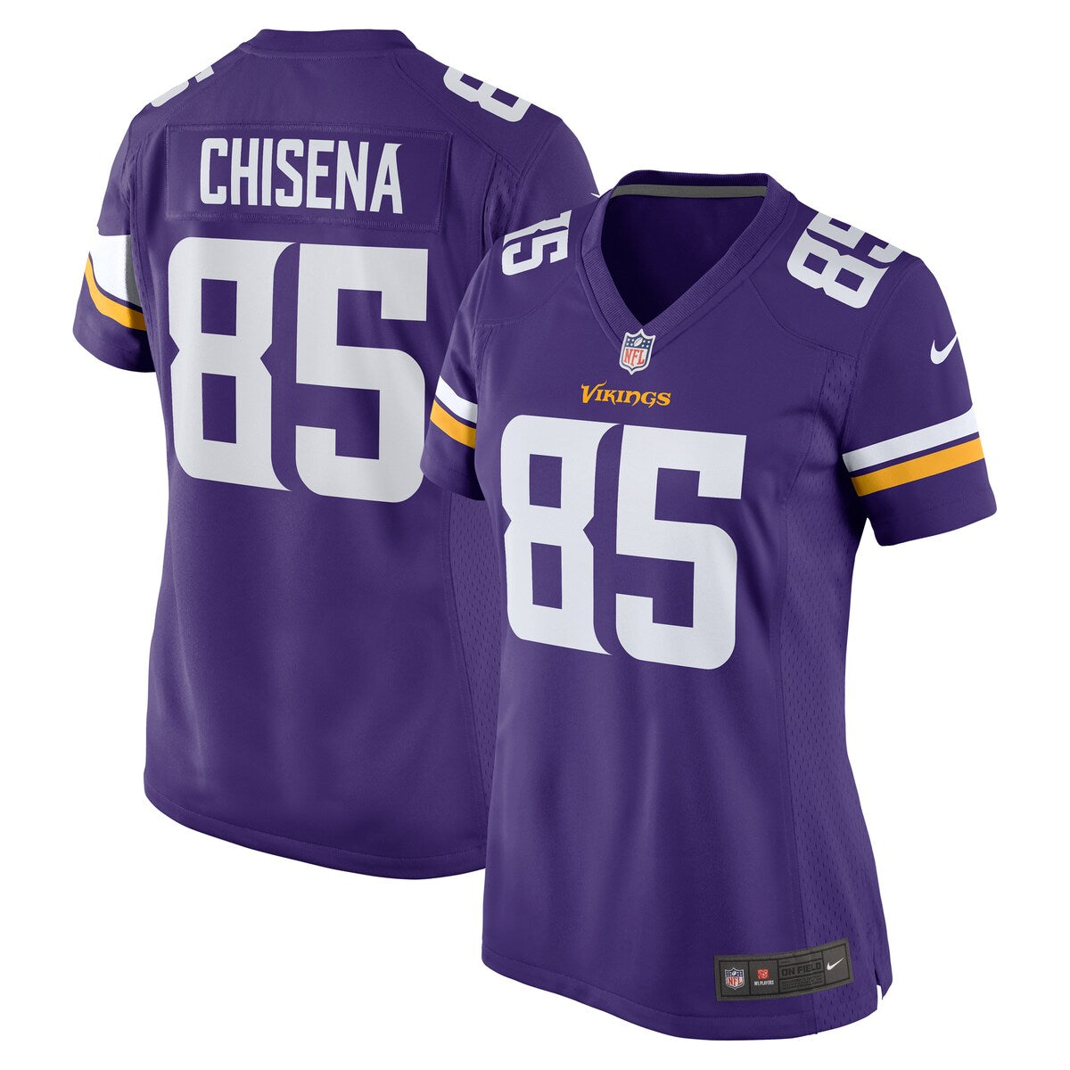 Dan Chisena Minnesota Vikings Nike Womens Game Jersey Purple