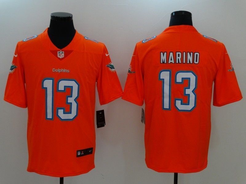 Dan Marino 13 2020 Nfl Orange Jersey Jersey