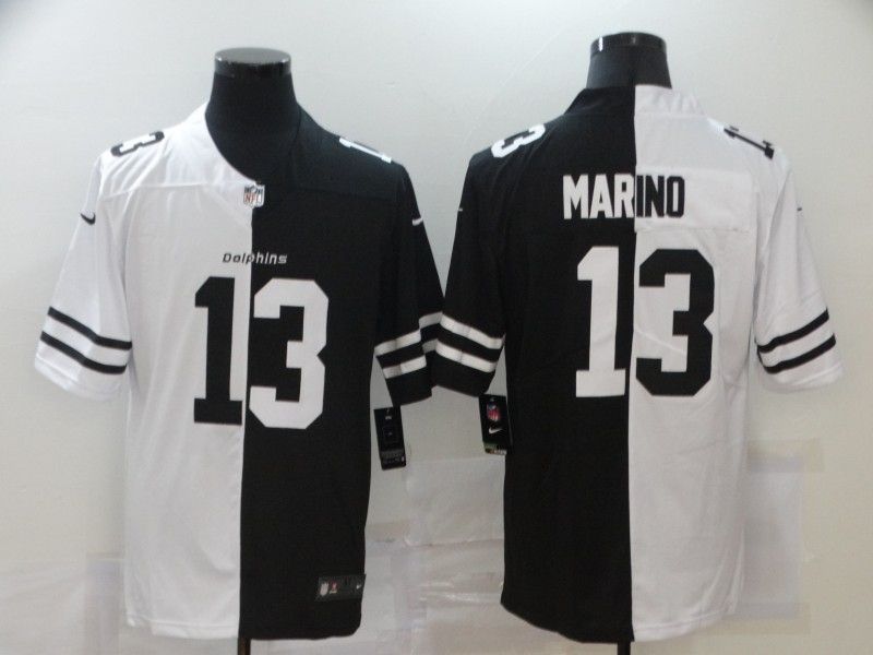 Dan Marino 13 Nfl 2020 Black And White Jersey