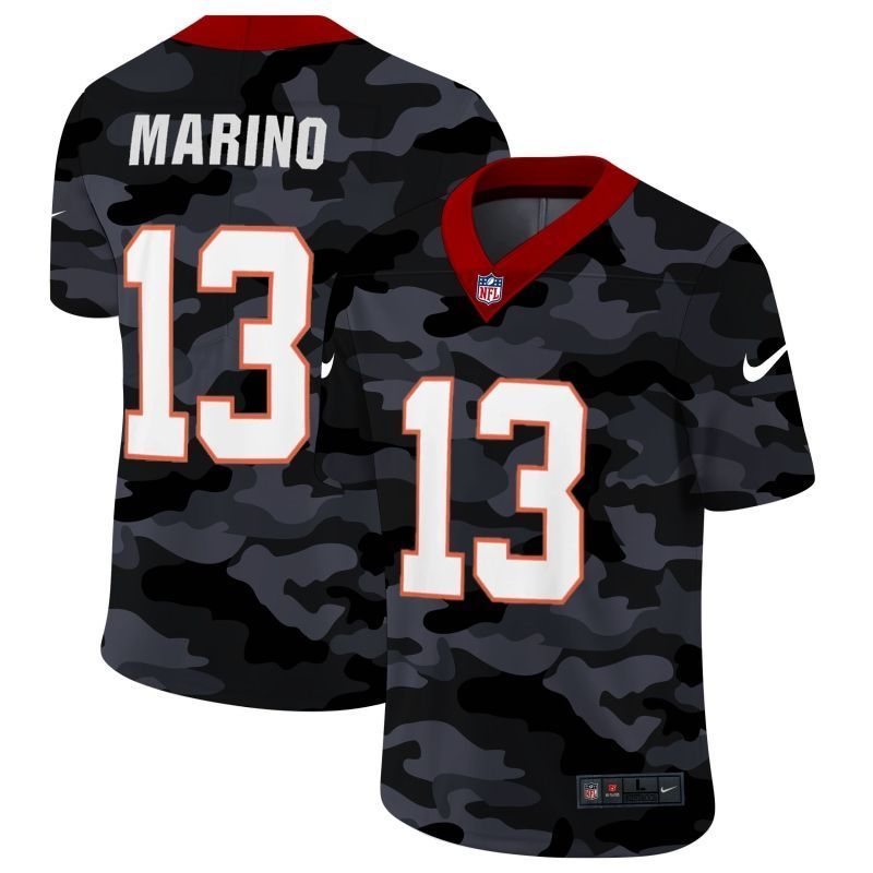 Dan Marino 13 Nfl 2020 Camo Black Jersey